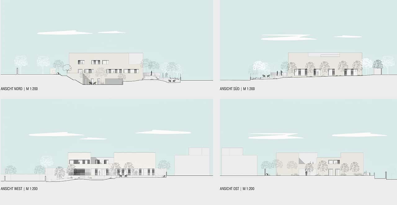 הדמיה של פרויקט כחלק מעיצוב ותכנון בית שגריר גרמניה